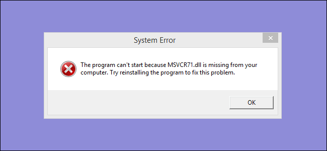 dll files error